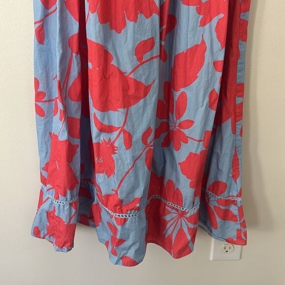 Maude Vivante Floral Maxi Dress M - Picture 4 of 9